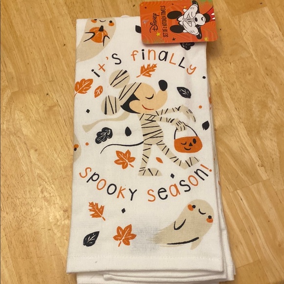 Disney Other - Disney Mickey Halloween Kitchen Towel set of 2 “It’s finally spooky season” NWT